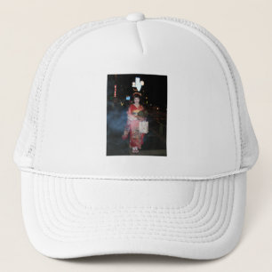 Asakusa Geisha Neo Tokyo Trucker Hat