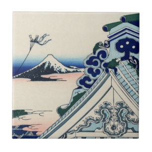 Asakusa Honganji Temple in the Eastern Capital Ceramic Tile