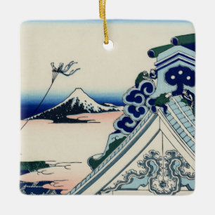 Asakusa Honganji Temple in the Eastern Capital Ceramic Tree Decoration