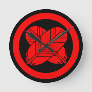asano kamon family crest clock