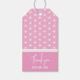 Asanoha Japanese KIMONO pattern Gift Tags