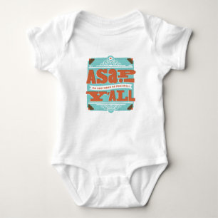 ASAP   As Southern As Possible Y'ALL Baby Bodysuit