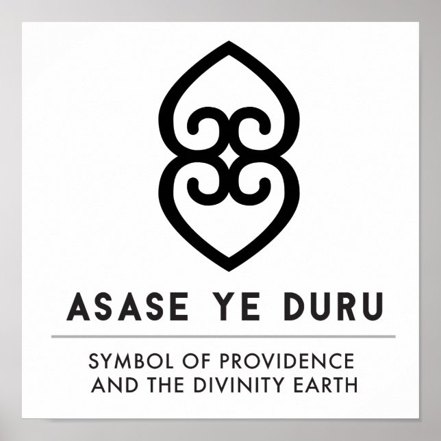 ASASE YE DURU | Providence and the Divinity Earth Poster (Front)