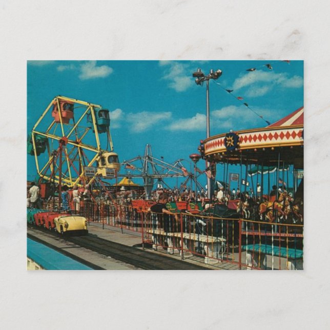 Asbury Park Amusement Park - New Jersey  Postcard (Front)