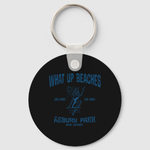 Asbury Park New Jersey Nj Funny Vintage Beaches Te Key Ring