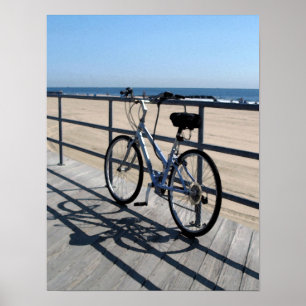 Asbury Park NJ Boardwalk - Bicycle Poster