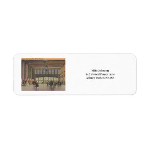 Asbury Park NJ, Convention Hall Arcade 1940s  Return Address Label