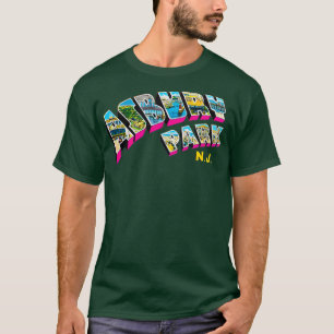 Asbury Park NJ Retro New Jersey Souvenir T-Shirt