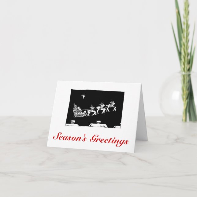 ASC Card Christmas Sleigh Ride (Front)