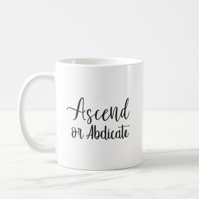Ascend - Gym Hustle Success Motivational Coffee Mug (Left)