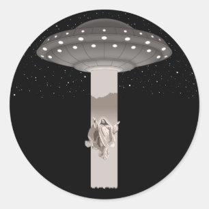 Ascend Me Up, Scooty Classic Round Sticker