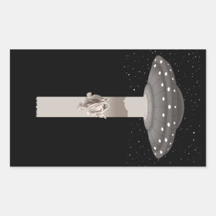 Ascend Me Up, Scooty Rectangular Sticker