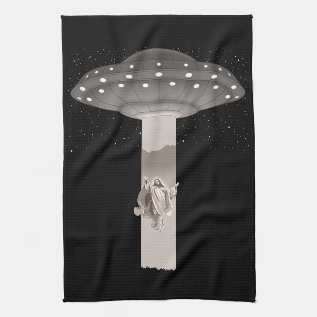 Ascend Me Up, Scooty Tea Towel (Vertical)