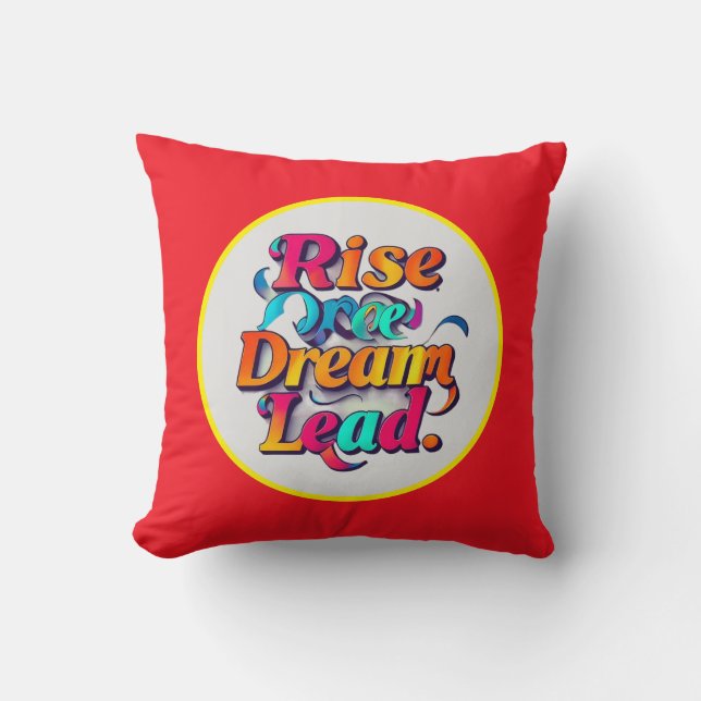 "Ascend to Greatness" Cushion (Front)