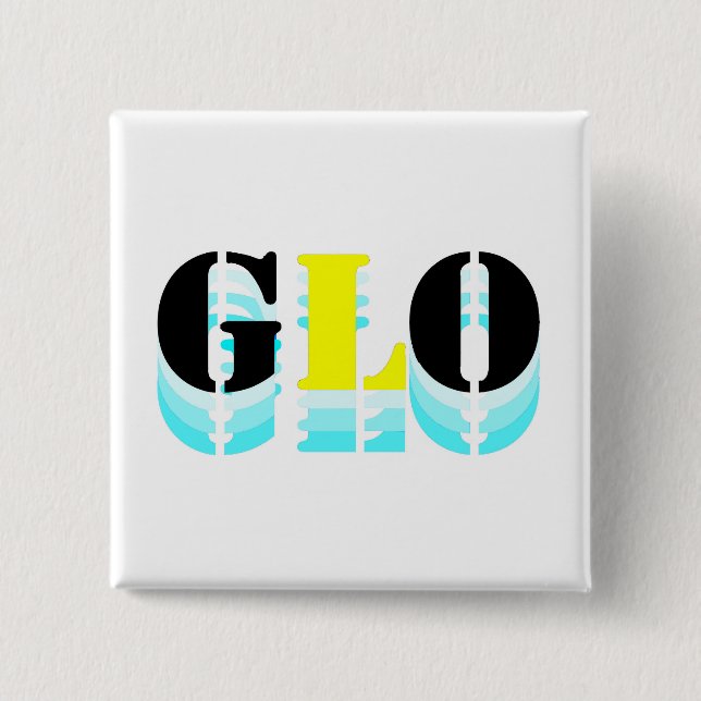 Ascending GLO 15 Cm Square Badge (Front)