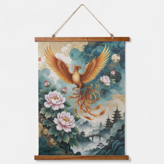 Ascending Phoenix Hanging Tapestry