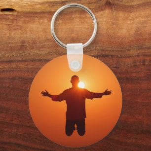 "Ascending to the Dawn" Keychain