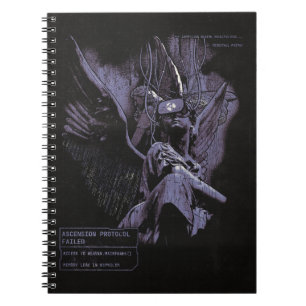 Ascension Denied - Techno-Goth Streetwear Design Notebook