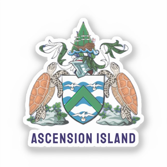 Ascension Island coat of arms (Front)