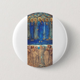 Ascension of Christ by Edward Burne Jones 6 Cm Round Badge