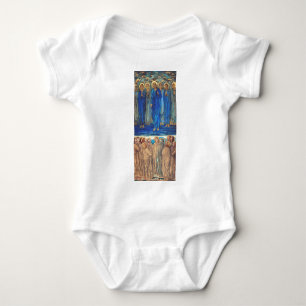 Ascension of Christ by Edward Burne Jones Baby Bodysuit