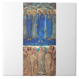 Ascension of Christ by Edward Burne Jones Ceramic Tile