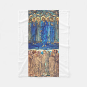 Ascension of Christ by Edward Burne Jones Fleece Blanket