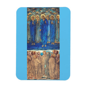 Ascension of Christ by Edward Burne Jones Magnet