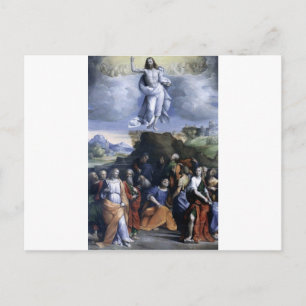 Ascension of Christ by Garofalo 1520.jpg Postcard
