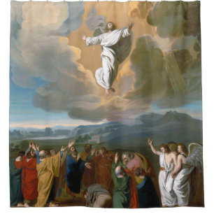 Ascension Of Jesus Christ Shower Curtain