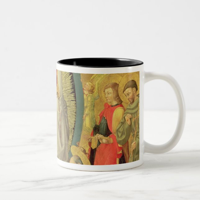 Ascension of the Virgin, 1465 Two-Tone Coffee Mug (Right)