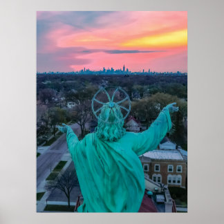 Ascension Over Skyline Poster