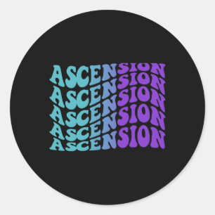 Ascension Prevention Classic Round Sticker