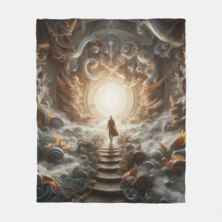Ascension to the Light Fleece Blanket