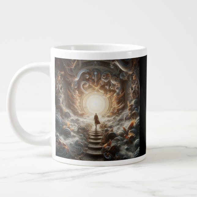 Ascension to the Light Large Coffee Mug (Left)