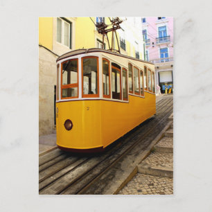 Ascensor da Bica, Lisboa, Portugal Postcard