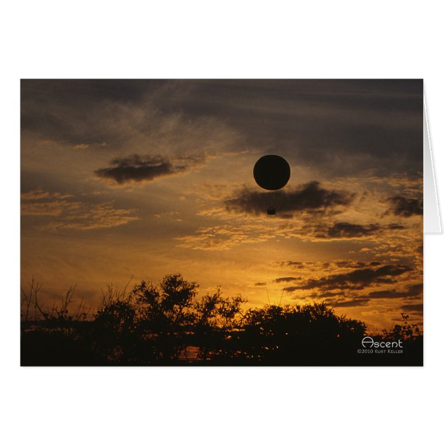 Ascent Greeting Card Card (Front Horizontal)