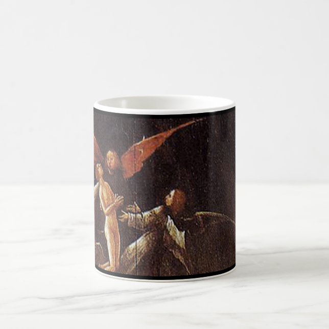 Ascent of the Blessed, by Hieronymus Bosch Coffee Mug (Center)