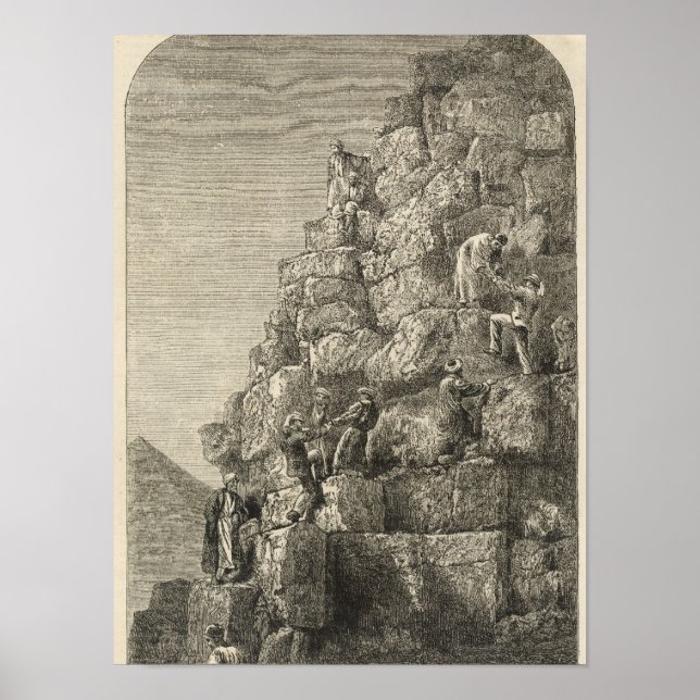 Ascent of the Great Pyramid Poster (Front)