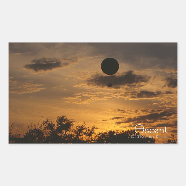 Ascent Rectangular Sticker (Front)