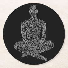 Ascetic Coaster (black w/ grey)