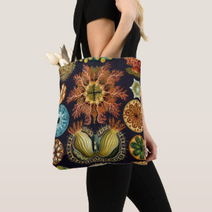 Ascidiae by Ernst Haeckel, Vintage Marine Animals Tote Bag