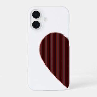 ASCII Art Connectable Heart iPhone 16 Case