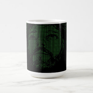 ASCII Art Jesus Crown Of Thorns John 19:30 Coffee Mug