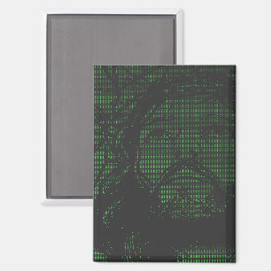ASCII Art Jesus Crown Of Thorns John 19:30 Magnet