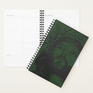 ASCII Art Jesus Crown Of Thorns John 19:30 Planner
