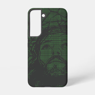 ASCII Art Jesus Crown Of Thorns John 19:30 Samsung Galaxy Case