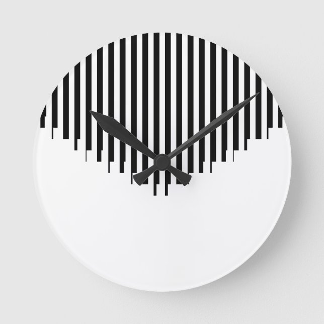 ASCII Art Round Clock (Front)