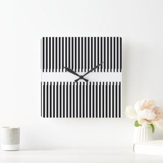 ASCII Art Square Wall Clock