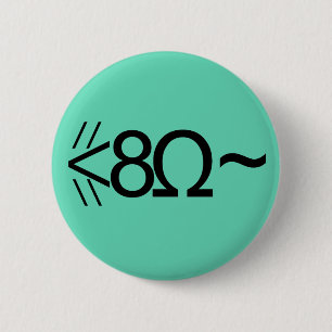 ASCII Mouse 6 Cm Round Badge